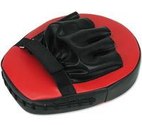 2 x Thai Boxing Punch Focus Pad Mitts - Red and Black
