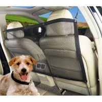Vehicle Travel Pet Dog Car Back Seat Net Mesh Barrier