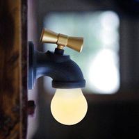 USB Charging Sound Sensor LED Night Light Tap Lamp Bulb Home Faucet Design Lamp