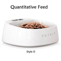 PET Intelligent Antibacterial Weighing Bowl Pet Food Water Drink Dishes Feeders Sturdy Washable Bowl