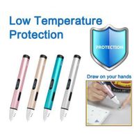 X4 3D Printing Pen PCL Filament Low Temperature Protection 3D Graffiti Pen USB 3D Pens