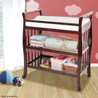 Walnut Changing Table w/Changing Pad