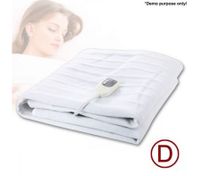 Fitted Heated Electric Blanket with Dual Control-Double-Size