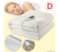 Double-Size Electric Heated Fleece Velvet Blanket