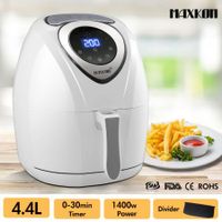 4.4L Digital Turbo Air Fryer 80% Oil Less with Recipes Rapid Healthy Deep Cooker