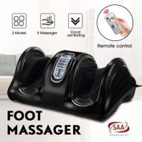 Foot Ankle Calf Massager Foot Circulation Machine - Black