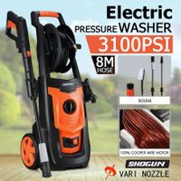 Electric High Pressure Washer Water Cleaner Sprayer with 8-Metre Hose & Complete Accessories