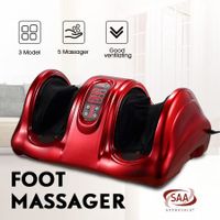 Foot Ankle Calf Massager Foot Circulation Machine - Red