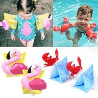 Arm Band Swimming Ring For Kids Flamingo / Crab Pool Float