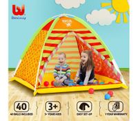 Bestway Kids Princess Childrens Indoor Outdoor Folding Play Tent w/40 Balls