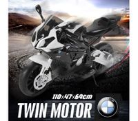 BMW Motorbike Kids Motorcycle Electric Ride on Toy Car w/Anti-slip Tyres -Black