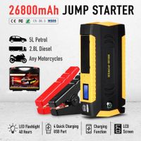 600A Peak 26800mAh Portable Jump Starter Battery Charger for Car Truck Phone