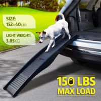 Dog Car Ramp Doggy Steps Puppy Ladder Pet Climbing Stairs for Truck Van SUVs Folding Portable