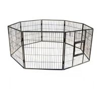 Portable Eight Panel Foldable Metal Pet Exercise Playpen for Dogs / Cats / Rabbits / Guinea Pigs / Ferrets - XY-10163