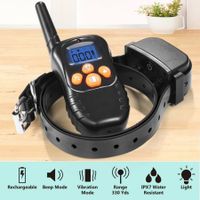 Dog Training Collar Remote Controlled Dog Barking Collar Anti Bark Device