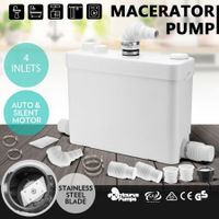 400W Macerator Sewerage Pump Domestic Waste Water Marine Bathroom Sink Disposal