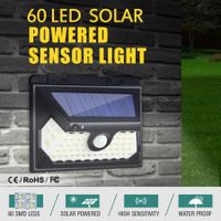 60 LED Solar Light Outdoor Motion Sensor Light 800LM Garden Security Floodlight