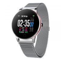 Peodelk Fitness Tracker,Y9 Women Bluetooth Smart Watch,Heart Rate Blood Pressure Fitness Tracker Bracelet, Fashion Men Sport smartwatch Clock for Ladies(Silver)