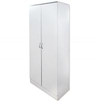 Freestanding Wardrobe Storage Unit - White