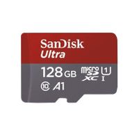 Sandisk Ultra 128GB Micro SDXC UHS-I Card with Adapter -  100MB/s U1 A1 - SDSQUAR-128G-GN6MA TF Card, Black