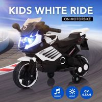 6V 4.5Ah Electric Kid Ride on Toy Off Road Auxiliary Wheels