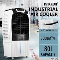 80L Evaporative Air Cooler Air Conditioner Cooling Fan Remote Control