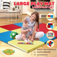 Kidbot New Baby Foam Play Mat Playpen Folding Sofa with Thick Padding Colourful