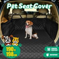 Luxury Waterproof Pet Car Seat Cover Cat Dog Hammock SUV Truck Protector Blanket