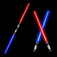Laser Sword’S for Kids, Double Bladed Light Saber Toy with Sounds (Motion Sensitive) – 7 Colors - 26inch – Perfect for Party(2 Pack)