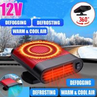 12V 150W Car Auto Heater Air Purifier Cooler Dryer Demister Defroster 2 in 1 Hot Warm Fan Truck Van