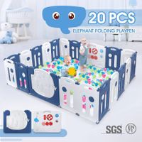 20-Panel Elephant Design Baby Toddler Safety Gate Playpen