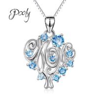 Poly Tree of Life  S925 Sterling Silver  3AAA Cubic Zirconia Necklace for Women gift for Mother Wife Mom  Grandma Girlfriend
