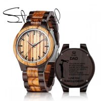 Striegel Design Your Own   Engraved Wooden Watch