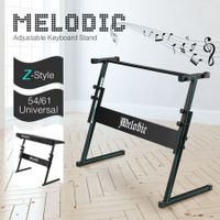 Z Style Keyboard Stand for 54/61 Keys Keyboard Piano Height Adjustable Holder Melodic