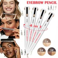 4-in-1 Easy to Wear Eyebrow Contour Pen Waterproof Defining Highlighting Eyebrow Pencil 3 colors selection