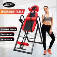 Genki Heavy Duty Folding Inversion Gravity Table 180-Degree Inversion Height Adjustable