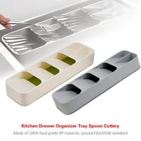 Cutlery Tray Drawer Organizer for Kitchen Color-Random-Send
