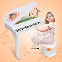Kids Electronic Organ 37-Key Toy Keyboard Piano Musical Instrument w/Microphone