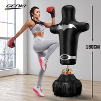 Genki 180cm Human Shape Punching Bag Free Standing Heavy Boxing Bag MMA Fitness