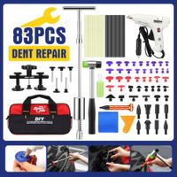 Professional 83 Pieces PDR Paintless Dent Repair Tool Kit Car Dent Removal Puller