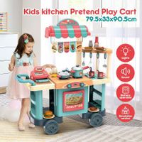 60 Accessories Kid Toy Kitchen Set Children Toddler Pretend Play