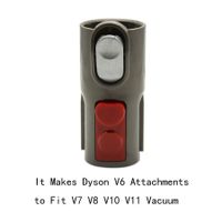 Brush Adapter Converter for Dyson V7 V8 V10   Cordless Vacuum Cleaner Use Older Tools attachments(ONLY Fit for Non-Motorized Attachment)
