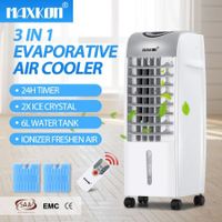 Maxkon Multi-functional 6L Evaporative Air Cooler Remote Cooling Fan Humidifier
