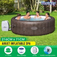 Bestway St.Moritz AirJet Hot Spa Inflatable Pool 5-7 Adults 2.16m x 71cm