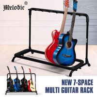 Melodic 7 Rack Guitar Stand Universal Multi Guitar Rack Black