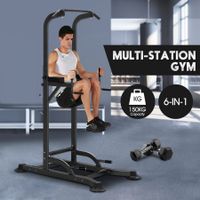 6 In 1 Home Gym Fitness Pull UP Tower