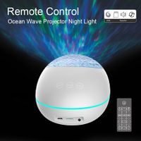 Star Galaxy Starlight Ocean Wave Projector with Music Bluetooth Timer Color White