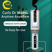 2020 Exclusive Cordless Automatic Hair Curlers Rollers Ceramic Barrel TYPE-C POWERED 5200mAh