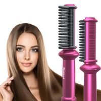 Cordless Electric Straight Hair Comb Curly/Straight Hair Dual-Use Brush Usb Power
