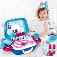 Kids Beauty Pretend Play Toy  Frozen 2 Elsa Anna  Gift Box